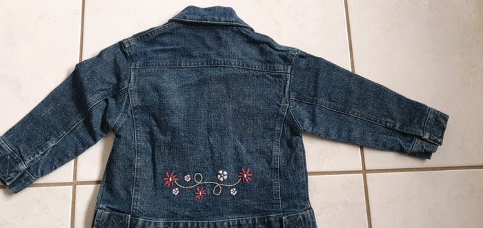 Veste en jean fille Okaidi 12 mois vi - photo numéro 4