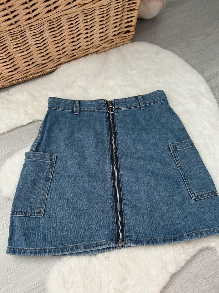 Jupe en jean midi