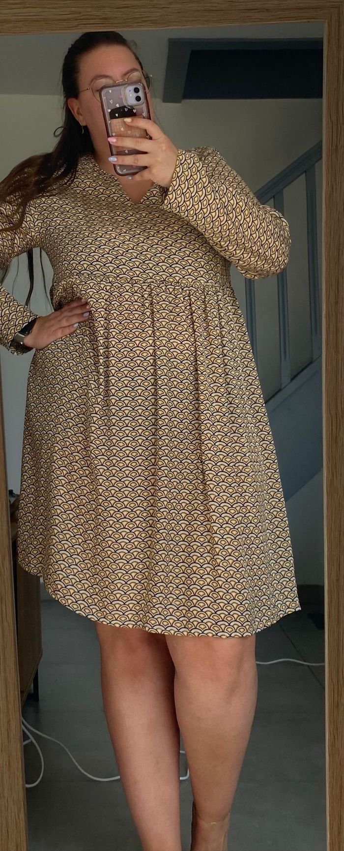 Robe beige