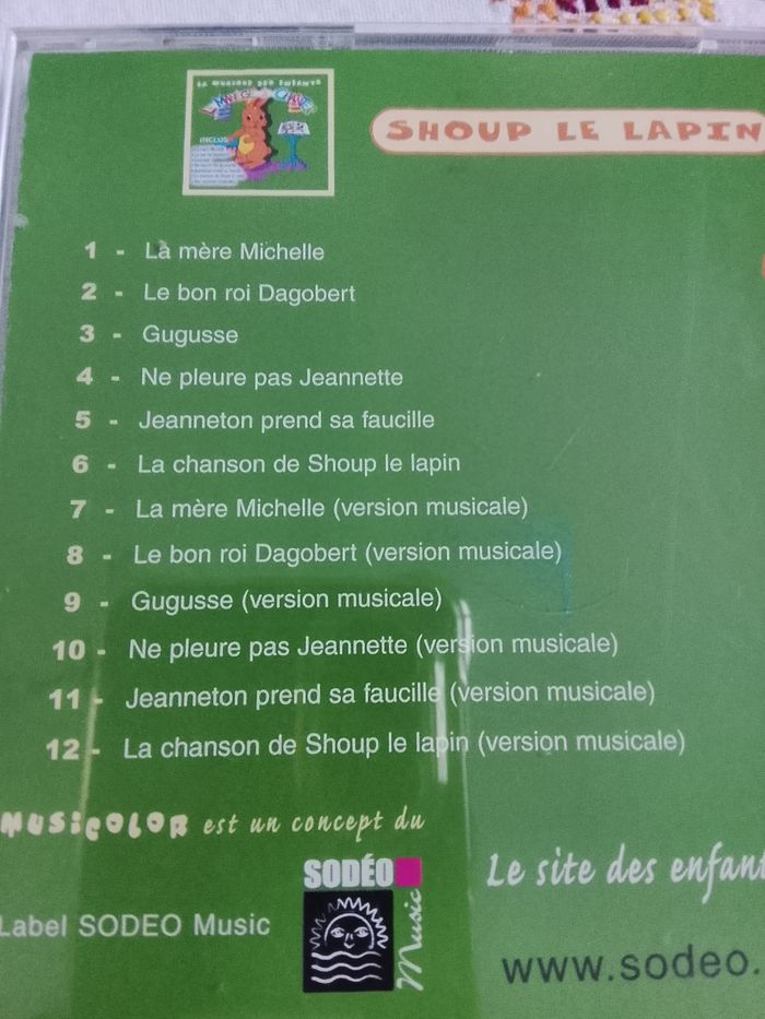 CD musical pour enfants - photo numéro 3