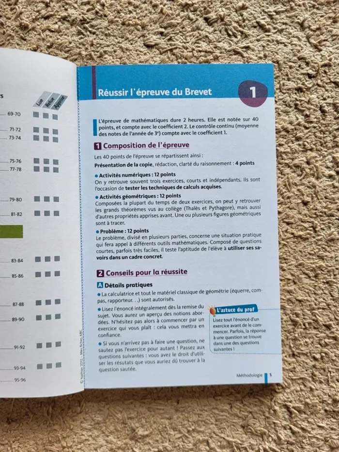 Mes fiches ABC du brevet Neuf - Mathématiques- Nathan - photo numéro 6