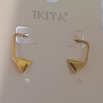 Boucles d'oreilles ikita en acier inoxydable