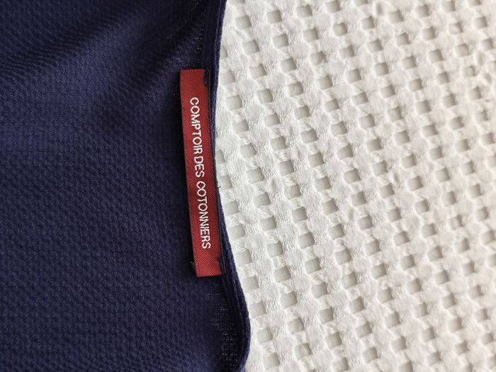 Robe Comptoir des cotonniers taille 40 bleu marine automne hiver - photo numéro 9