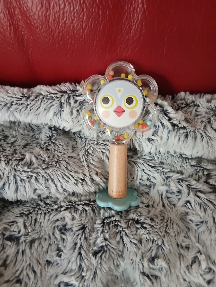 Djeco: Baby flower à secouer *avec mini miroir - photo numéro 1