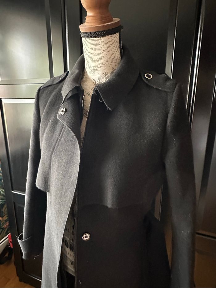 Manteau laine bouillie