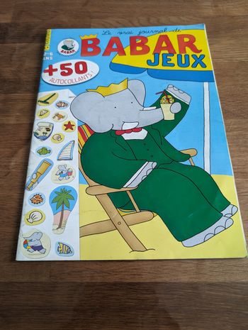 Le vrai journal de Babar jeux 2-6 ans juillet 2009