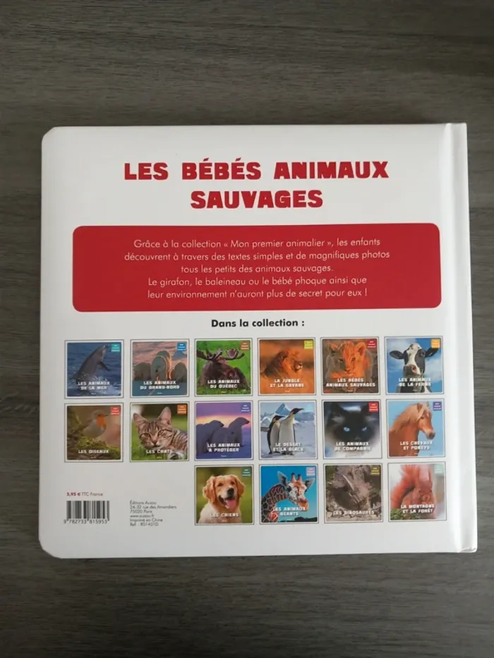 Livre Les Bébés Animaux Sauvages TBE - photo numéro 2