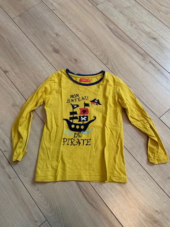 T shirt ML pirate 8 ans