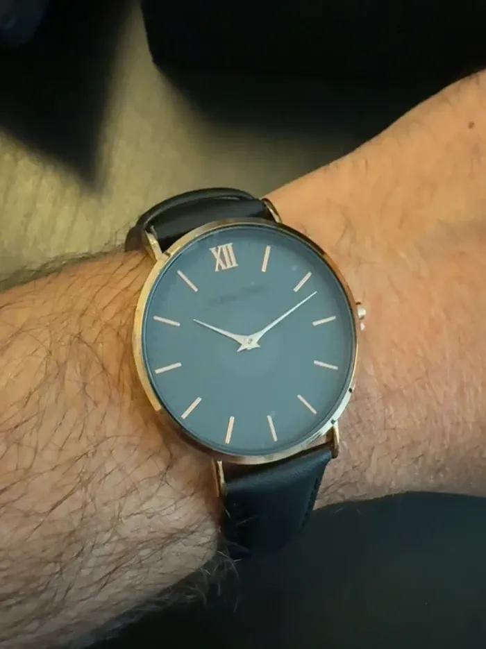 Andreas Osten Mixte Adulte Analogique Montre avec Bracelet en Cuir AO-237 - photo numéro 8