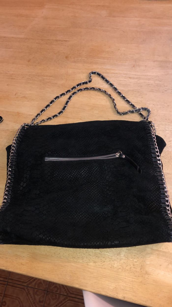 Sac cuir suédé - photo numéro 5