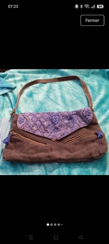 Sac a main bandoulière style bohème promod
