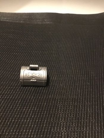 Playmobil petite valise coffre aux trésors silver couvercle arrondi moyen âge pièces détachées