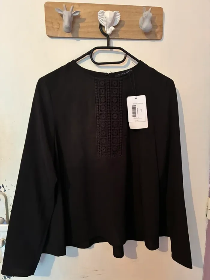 T-shirt/tunique brodée, Taille S, Clpshop neuf avec étiquette.