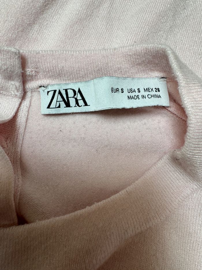 Blouse à manches courtes Zara Taille 36 - photo numéro 3