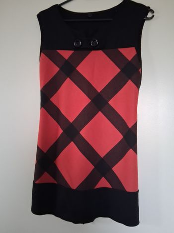 Tunique rouge et noir " t- 1"