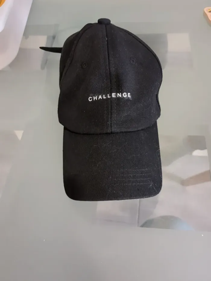 Casquette noire challenge taille M