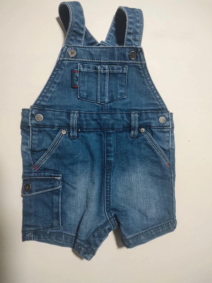 Salopette short grain de blé 6 mois