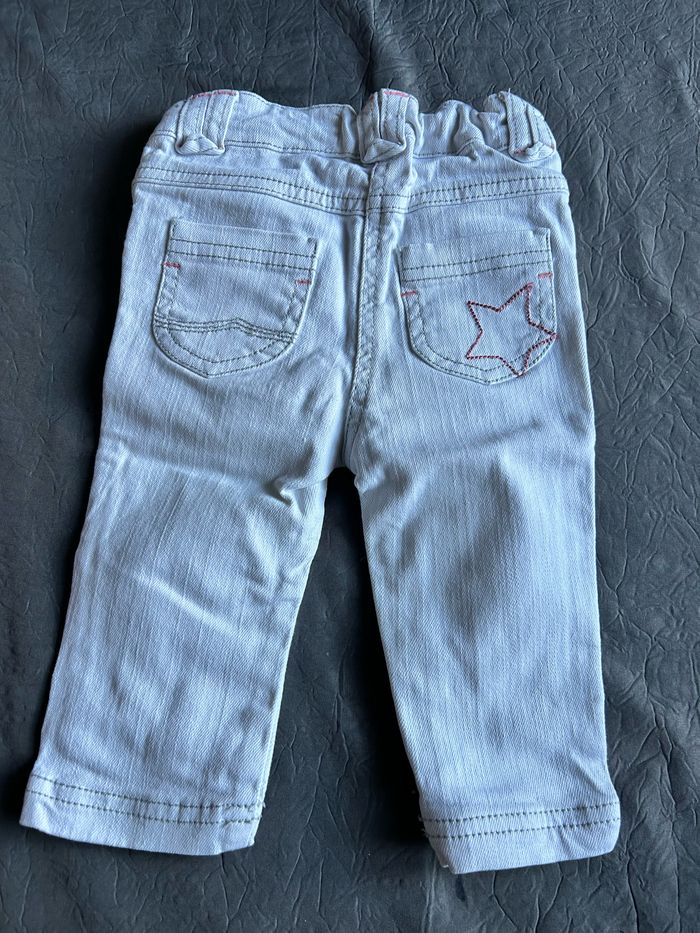 Lot 2 pantalons bébé fille 9 mois - photo numéro 6