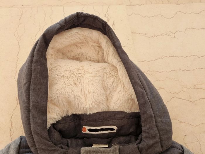 Sweat zippé à capuche 18mois - photo numéro 2