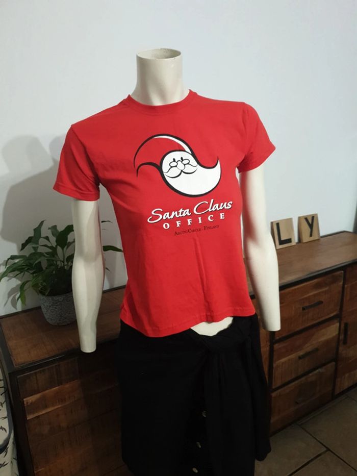 T shirt noel 7-8ans fruit of the loom