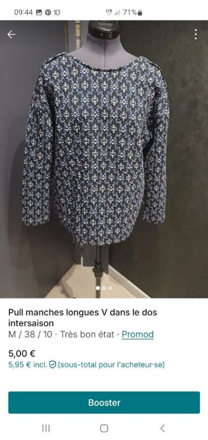 Pull confortable epais