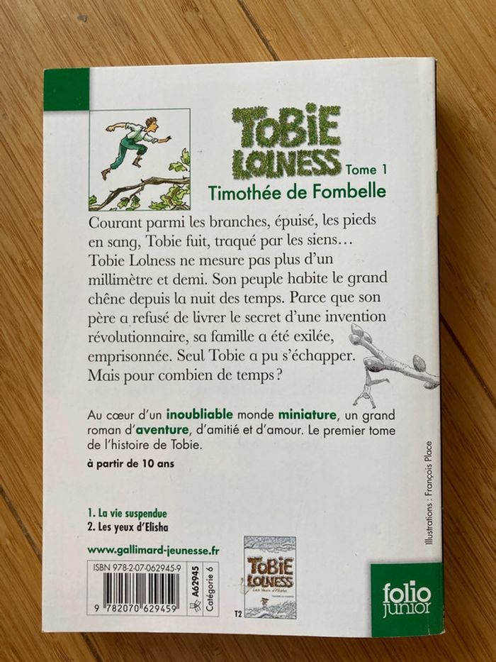 Livre : tobie lolness tome 1 - photo numéro 2