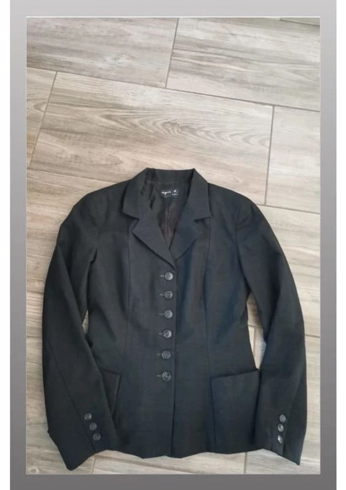 Blazer noir Agnés b. Taille 38