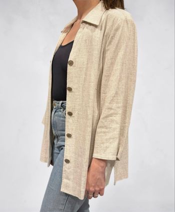 Veste légère en Coton, Lin et Modal - Taille 46 