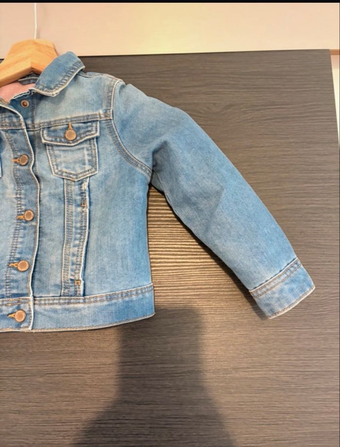 Veste en jean bleu Okaïdi 3 ans - photo numéro 2