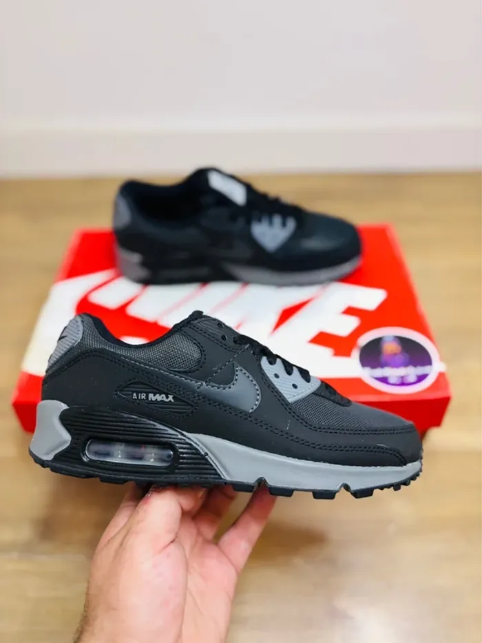 Nike Air Max 90 Black Anthracite Cool Grey T36