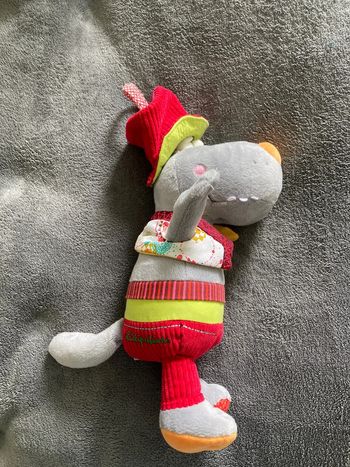 Peluche musicale Nicolas la souris lilliputiens