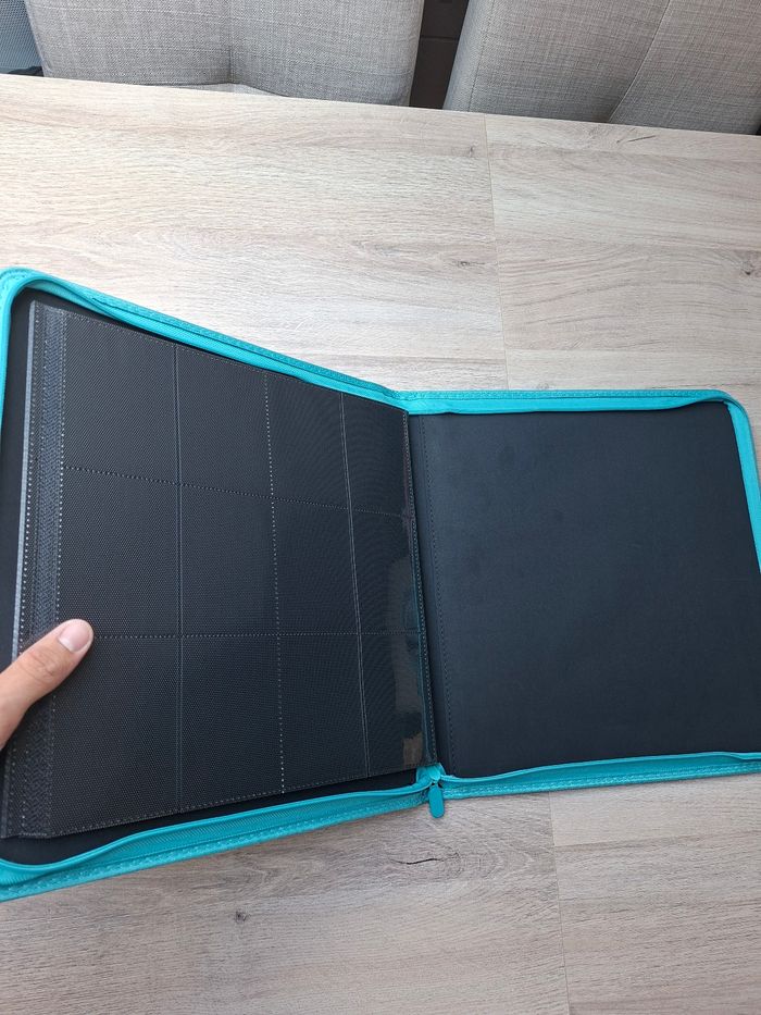 Classeur xxl de rangement pour 480 cartes Pokémon / lorcana de qualité premium en BLEU CLAIR - photo numéro 4