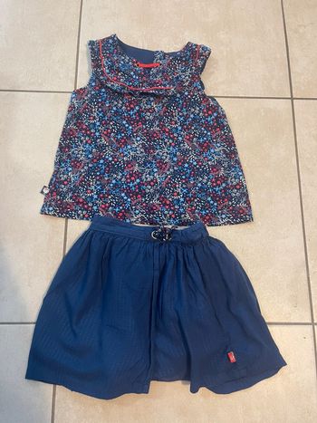 Ensemble jupe et tunique manches courtes 5 ans sergent Major