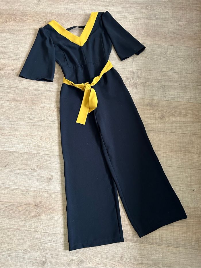 Combinaison noire et jaune CTN Collection taille 36 jamais portée - photo numéro 7