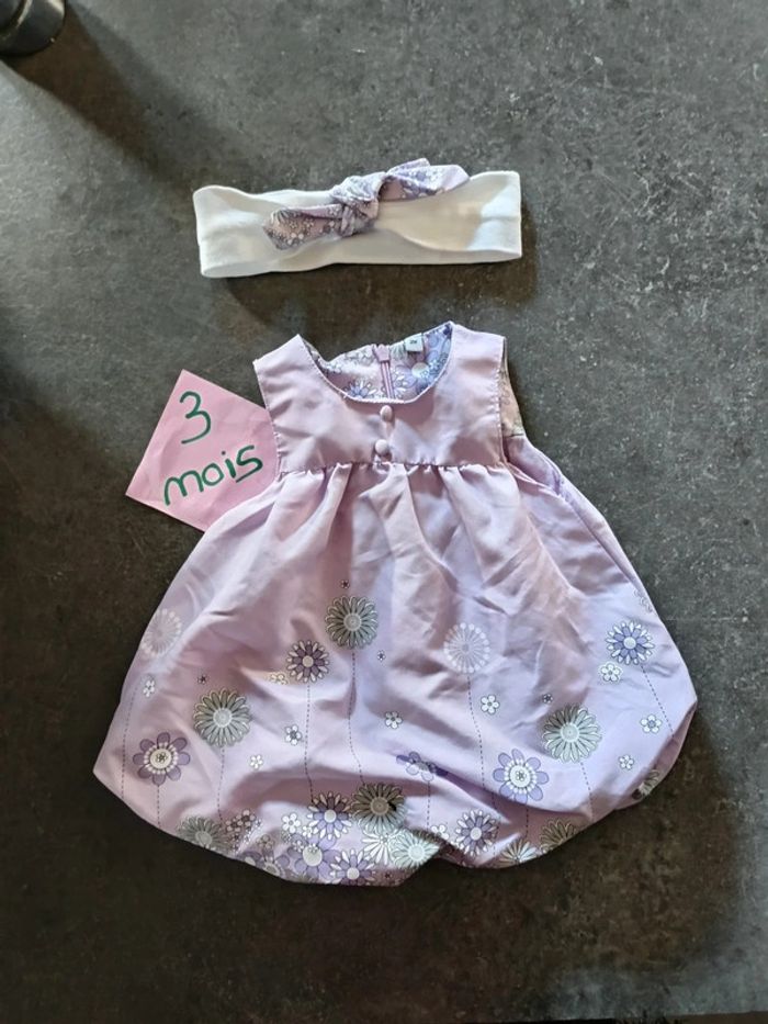 Robe + bandeau 3 mois