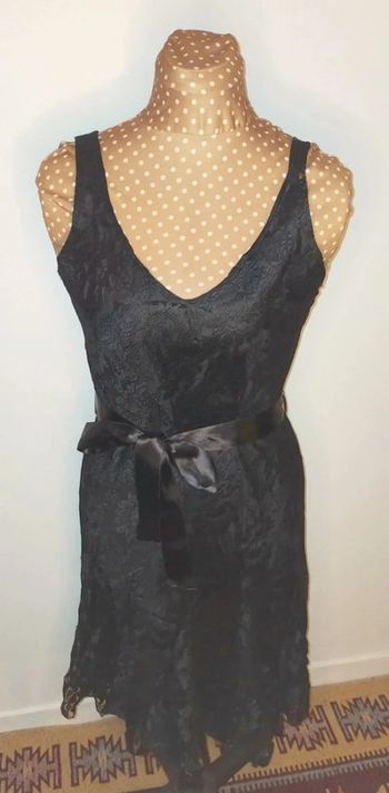 Robe dentelle noire femme -  taille S