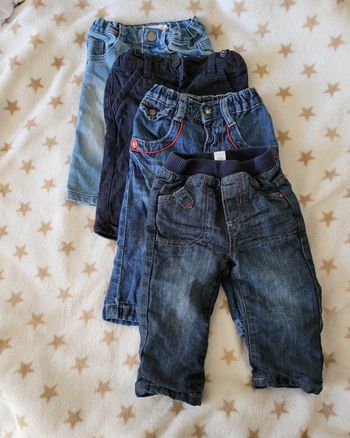 Lot de 4 jeans 3 mois