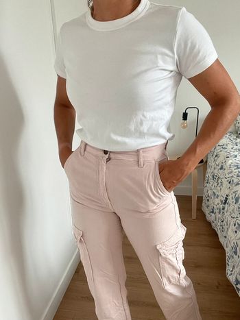 Pantalon Cargo rose
