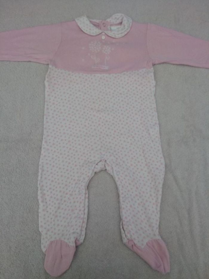 Pyjamas 9-12 mois Mes Petits Cailloux (réf perso F-D67)(familleac72)