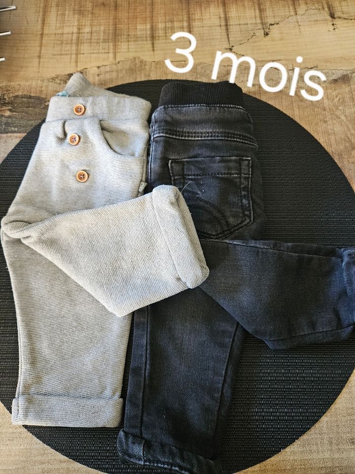 Lot de 2 Pantalons 3 mois
