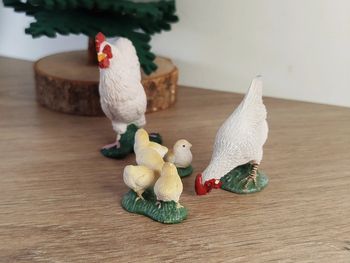 Schleich Collecta Famille gallinacée Figurine Animal de la ferme