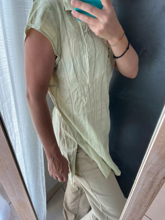 Blouse longue manche courte - photo numéro 3