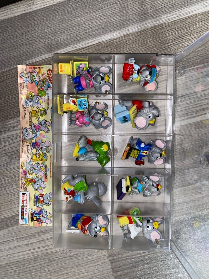 Collection kinder mega mäuse année 2001
