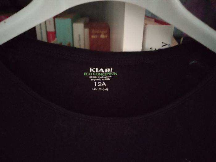 Haut manches longues "Adorable et stylée" Kiabi 100% coton biologique neuf - photo numéro 4