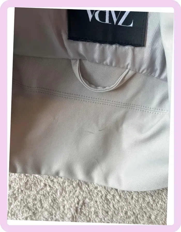 Veste Zara bleu gris clair – taille M – élégante & parfaite mi-saison - photo numéro 5