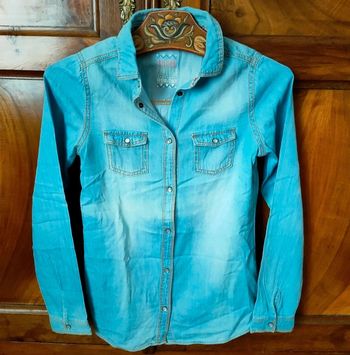 Chemise jean fille 14 ans