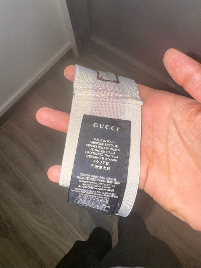 Bandeau élastique Gucci Queen Ivoire/Vert foncé - photo numéro 4