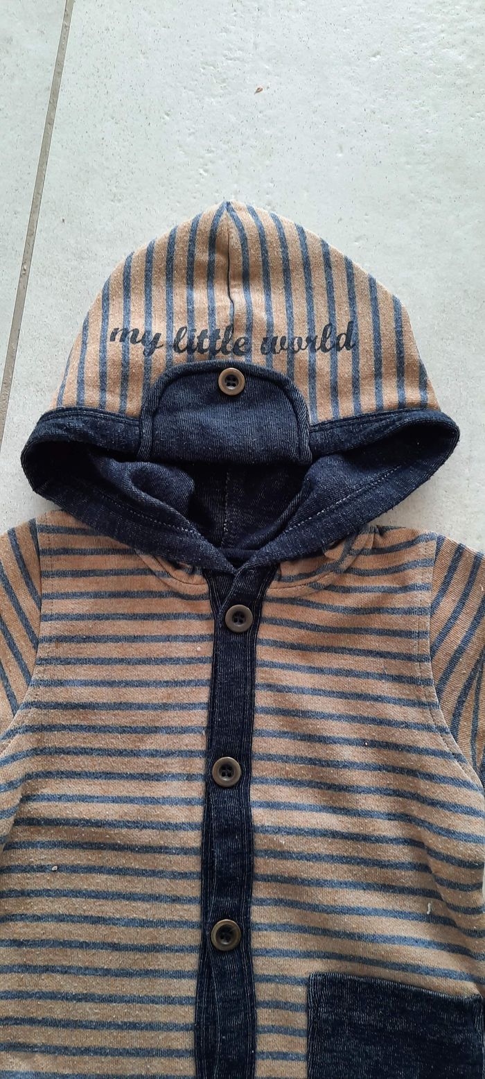 Gilet fin rayé - photo numéro 3