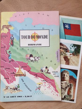 Revue TOUR DU MONDE N° 54 | Birmanie Août 1964