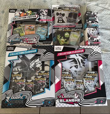 Lot Pokémon ev10.5 flamme blanche foudre noire